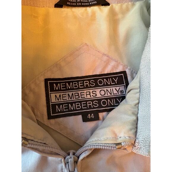 Vintage Members Only Men's Gray Size 44 Jacket - Picture 6 of 7